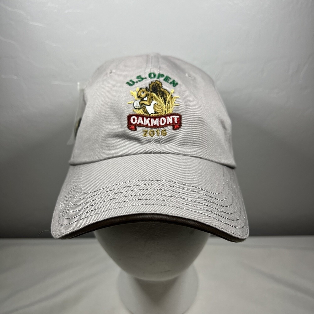 US OPEN 2016 Oakmont USGA Member Adjustable Grey Golf Hat With Ball Marker‎